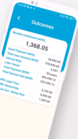Home Loan Calculator, Malaysia Screenshot 2 - AppWisp.com Home Loan Calculator, Malaysia Screenshot 2 - AppWisp.com