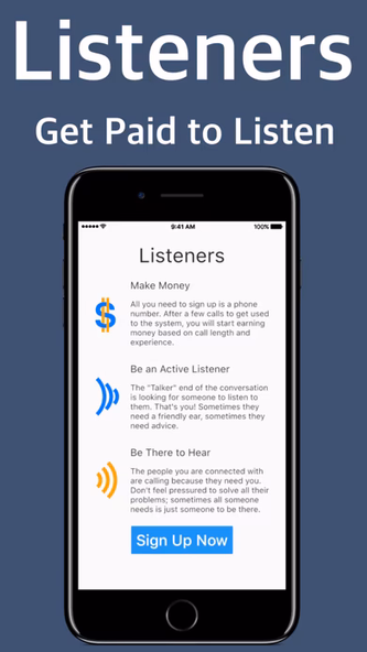 Listeners: Get Paid to Listen Screenshot 1 - AppWisp.com Listeners: Get Paid to Listen Screenshot 1 - AppWisp.com