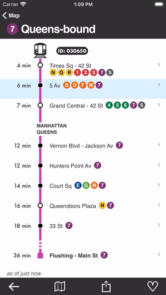 Underway: NYC Subway Transit Screenshot 3 - AppWisp.com Underway: NYC Subway Transit Screenshot 3 - AppWisp.com