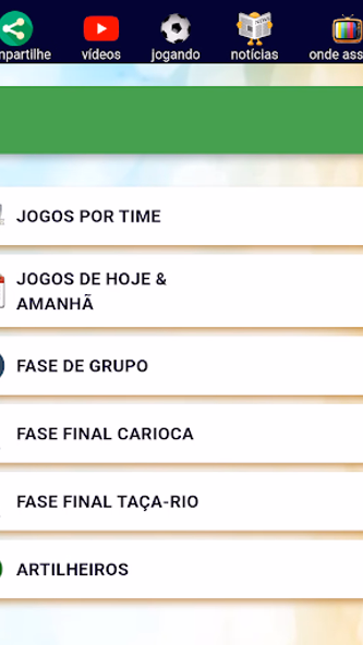 Campeonato Carioca PRO Info7 Screenshot 2 - AppWisp.com Campeonato Carioca PRO Info7 Screenshot 2 - AppWisp.com