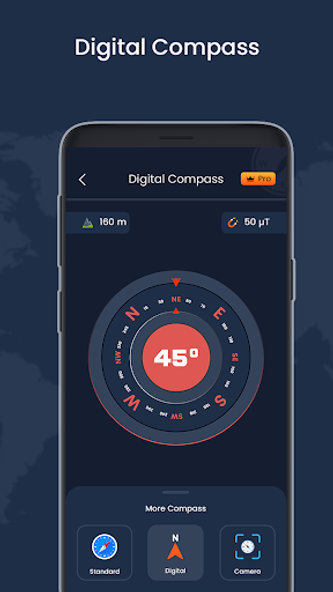 Digital Compass & Weather LIVE Screenshot 1 - AppWisp.com Digital Compass & Weather LIVE Screenshot 1 - AppWisp.com