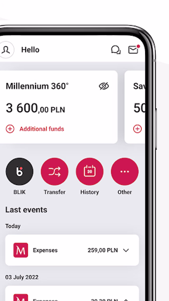 Bank Millennium Screenshot 1 - AppWisp.com