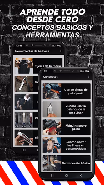 Curso de Barberia y Peluquería Screenshot 3 - AppWisp.com Curso de Barberia y Peluquería Screenshot 3 - AppWisp.com