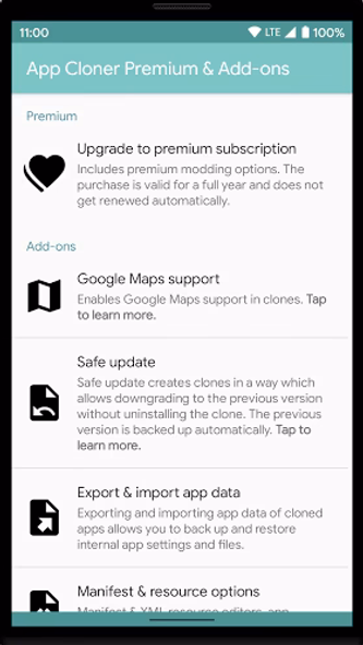 App Cloner Premium & Add-ons Screenshot 1 - AppWisp.com App Cloner Premium & Add-ons Screenshot 1 - AppWisp.com