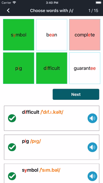 English Pronunciation IPA Screenshot 3 - AppWisp.com