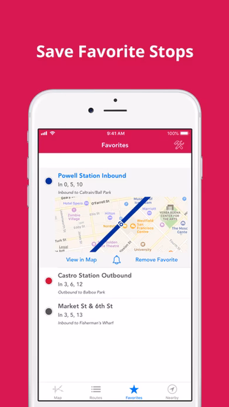 SF Muni Buses Screenshot 3 - AppWisp.com SF Muni Buses Screenshot 3 - AppWisp.com
