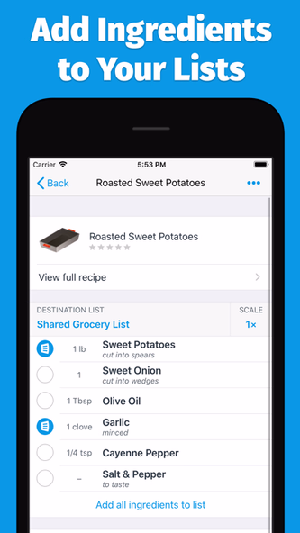 AnyList: Grocery Shopping List Screenshot 4 - AppWisp.com AnyList: Grocery Shopping List Screenshot 4 - AppWisp.com