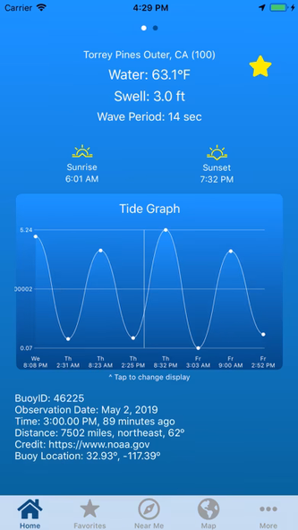 Seaside Buoy Screenshot 1 - AppWisp.com Seaside Buoy Screenshot 1 - AppWisp.com