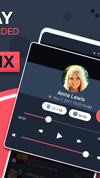 Call Recorder - callX Screenshot 2 - AppWisp.com Call Recorder - callX Screenshot 2 - AppWisp.com