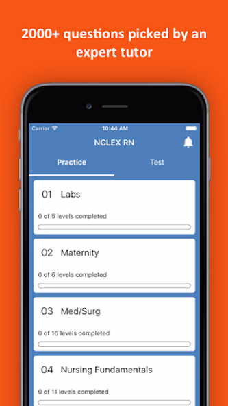 NCLEX RN Practice Test Screenshot 1 - AppWisp.com NCLEX RN Practice Test Screenshot 1 - AppWisp.com