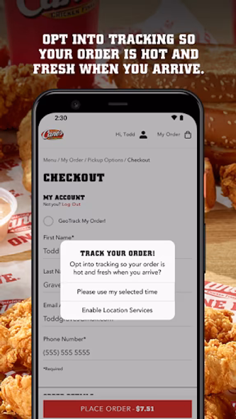 Raising Cane's Chicken Fingers Screenshot 4 - AppWisp.com Raising Cane's Chicken Fingers Screenshot 4 - AppWisp.com