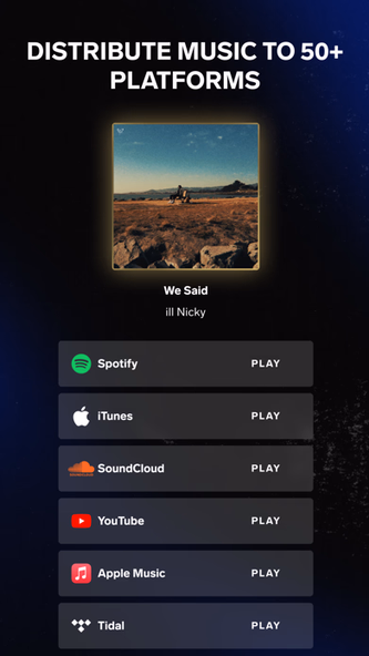 UnitedMasters: Release Music Screenshot 3 - AppWisp.com UnitedMasters: Release Music Screenshot 3 - AppWisp.com