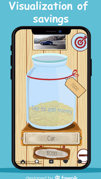 Simple piggy bank. Goals reach Screenshot 3 - AppWisp.com
