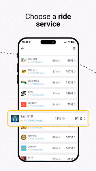 Taximer: compare taxi prices Screenshot 3 - AppWisp.com Taximer: compare taxi prices Screenshot 3 - AppWisp.com