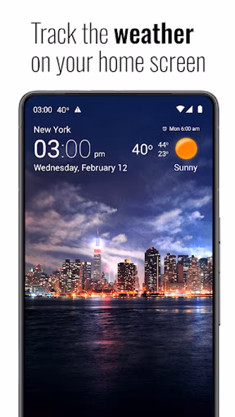 Transparent clock and weather Screenshot 1 - AppWisp.com Transparent clock and weather Screenshot 1 - AppWisp.com