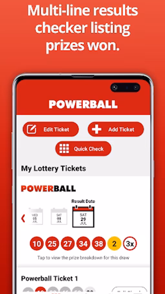 PB Lottery Results Screenshot 3 - AppWisp.com