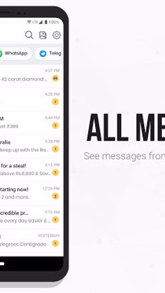 Unseen Messenger - Deleted Msg Screenshot 1 - AppWisp.com Unseen Messenger - Deleted Msg Screenshot 1 - AppWisp.com
