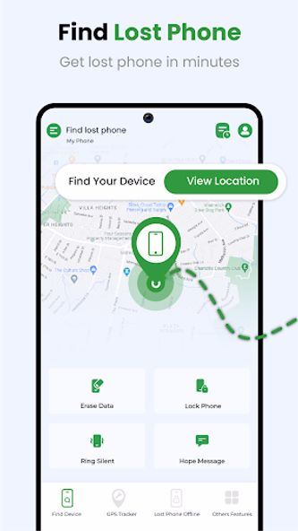 Find My Phone: Phone Locator Screenshot 1 - AppWisp.com Find My Phone: Phone Locator Screenshot 1 - AppWisp.com