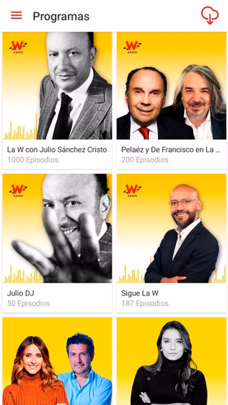WRadio Colombia para iPhone Screenshot 2 - AppWisp.com WRadio Colombia para iPhone Screenshot 2 - AppWisp.com