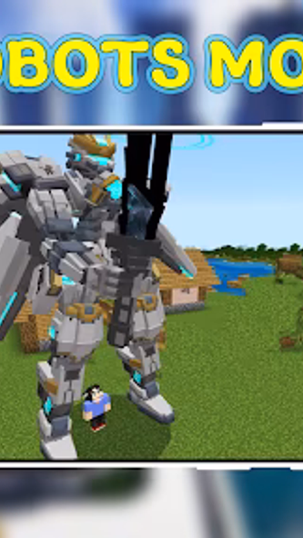Robots Mod For Minecraft PE Screenshot 1 - AppWisp.com Robots Mod For Minecraft PE Screenshot 1 - AppWisp.com