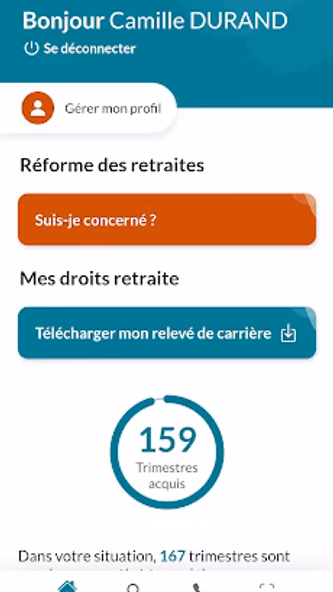 Mon compte retraite Screenshot 1 - AppWisp.com Mon compte retraite Screenshot 1 - AppWisp.com