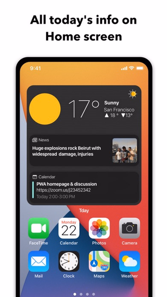 Tday Widget - Weather, News Screenshot 3 - AppWisp.com Tday Widget - Weather, News Screenshot 3 - AppWisp.com