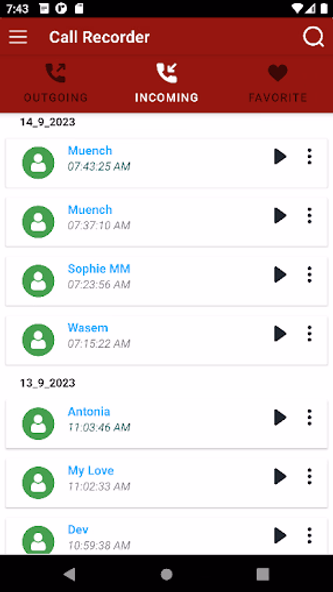 Call Recorder ACR Screenshot 2 - AppWisp.com