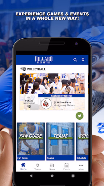 Dillard Bleu Devil Experience Screenshot 1 - AppWisp.com Dillard Bleu Devil Experience Screenshot 1 - AppWisp.com