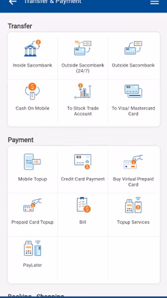 Sacombank mBanking Screenshot 4 - AppWisp.com Sacombank mBanking Screenshot 4 - AppWisp.com