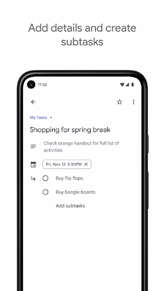 Google Tasks Screenshot 1 - AppWisp.com Google Tasks Screenshot 1 - AppWisp.com
