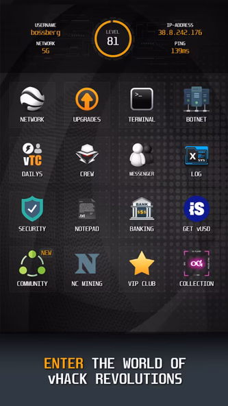 vHack Revolutions: Hacker Game Screenshot 1 - AppWisp.com vHack Revolutions: Hacker Game Screenshot 1 - AppWisp.com
