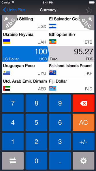 Unit Converter - Best Unit App Screenshot 2 - AppWisp.com Unit Converter - Best Unit App Screenshot 2 - AppWisp.com
