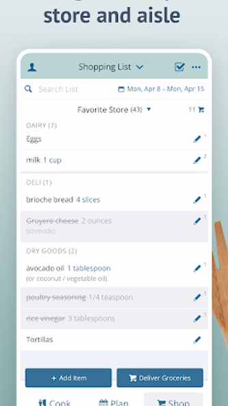 Plan to Eat: Meal Planner Screenshot 4 - AppWisp.com
