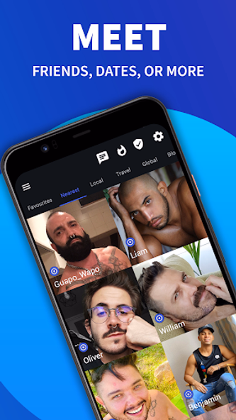 Wapo: Gay Dating App for Men Screenshot 2 - AppWisp.com Wapo: Gay Dating App for Men Screenshot 2 - AppWisp.com