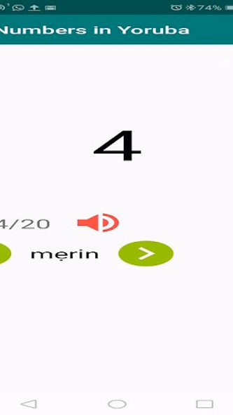 Numbers in Yoruba Screenshot 2 - AppWisp.com Numbers in Yoruba Screenshot 2 - AppWisp.com