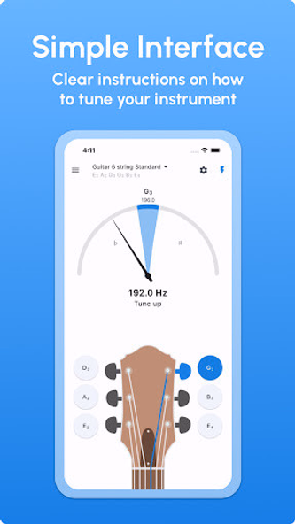 Guitar Tuner - LikeTones Screenshot 2 - AppWisp.com Guitar Tuner - LikeTones Screenshot 2 - AppWisp.com