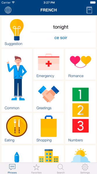 Learn French Phrases & Words Screenshot 1 - AppWisp.com Learn French Phrases & Words Screenshot 1 - AppWisp.com