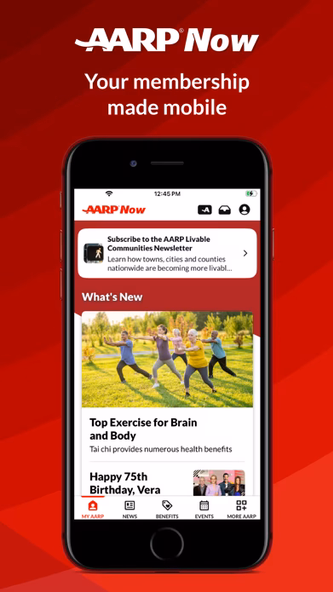 AARP Now Screenshot 1 - AppWisp.com AARP Now Screenshot 1 - AppWisp.com