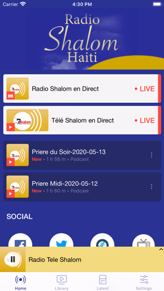 Tele Shalom Radio Screenshot 1 - AppWisp.com Tele Shalom Radio Screenshot 1 - AppWisp.com