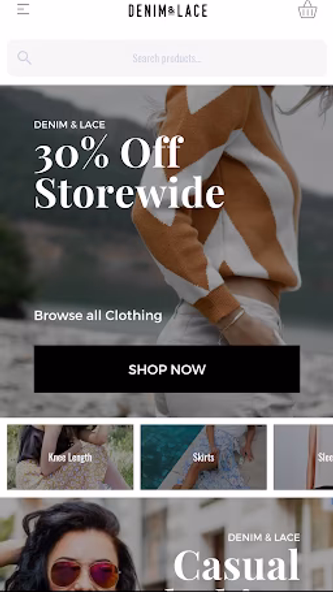 Denim and Lace Screenshot 1 - AppWisp.com Denim and Lace Screenshot 1 - AppWisp.com