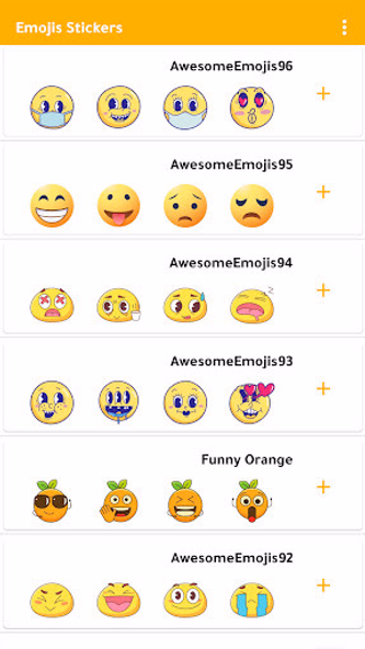 Emoji Stickers WASticker Screenshot 1 - AppWisp.com Emoji Stickers WASticker Screenshot 1 - AppWisp.com
