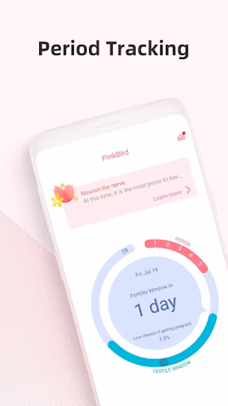 Period tracker by PinkBird Screenshot 1 - AppWisp.com Period tracker by PinkBird Screenshot 1 - AppWisp.com