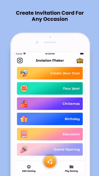 Invitation Card Maker (RSVP) Screenshot 2 - AppWisp.com Invitation Card Maker (RSVP) Screenshot 2 - AppWisp.com