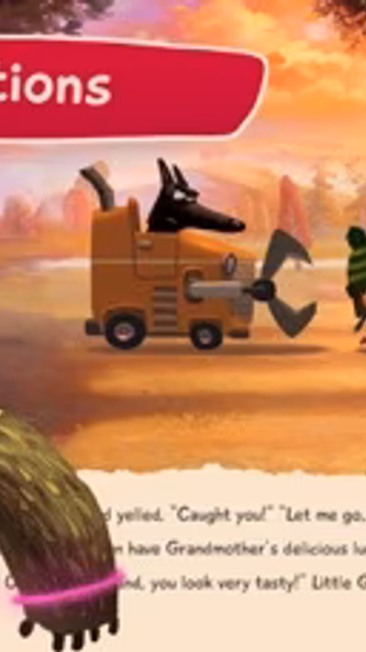 Green Riding Hood: Read Aloud Screenshot 3 - AppWisp.com Green Riding Hood: Read Aloud Screenshot 3 - AppWisp.com