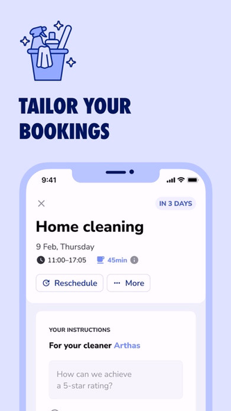 Freska — Home cleaning Screenshot 4 - AppWisp.com Freska — Home cleaning Screenshot 4 - AppWisp.com