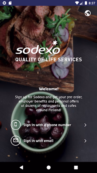 MySodexo Screenshot 1 - AppWisp.com MySodexo Screenshot 1 - AppWisp.com