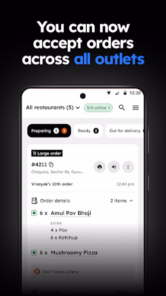 Zomato Restaurant Partner Screenshot 2 - AppWisp.com