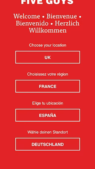 Five Guys Screenshot 1 - AppWisp.com Five Guys Screenshot 1 - AppWisp.com