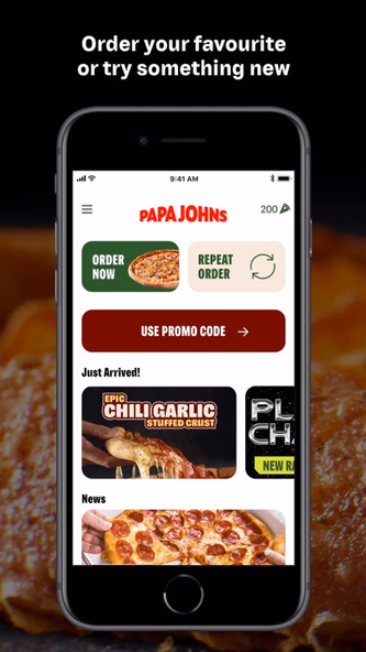 Papa Johns Pizza UAE Screenshot 2 - AppWisp.com Papa Johns Pizza UAE Screenshot 2 - AppWisp.com