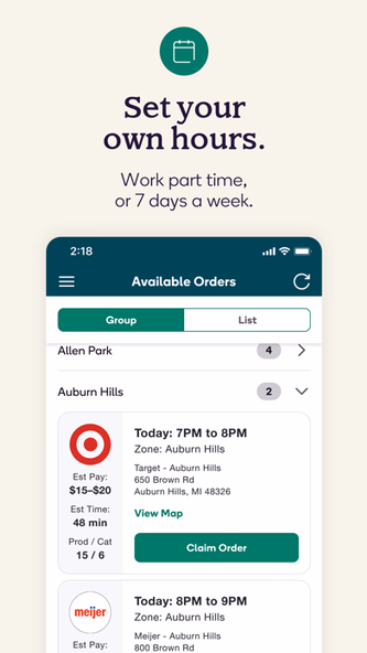 Shipt: Shopper and Driver Screenshot 2 - AppWisp.com Shipt: Shopper and Driver Screenshot 2 - AppWisp.com